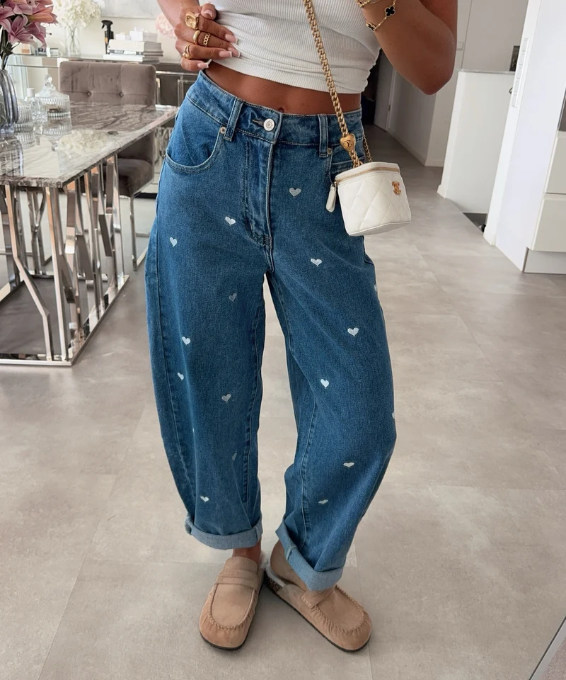 Stretch Balloon Jeans Hela Herzchen
