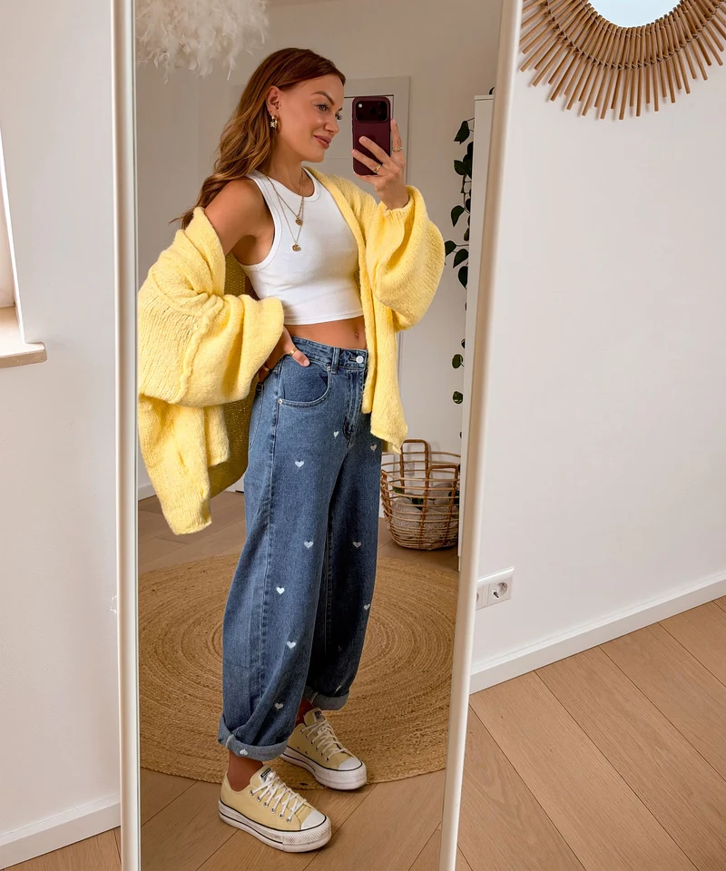 Stretch Balloon Jeans Hela Herzchen