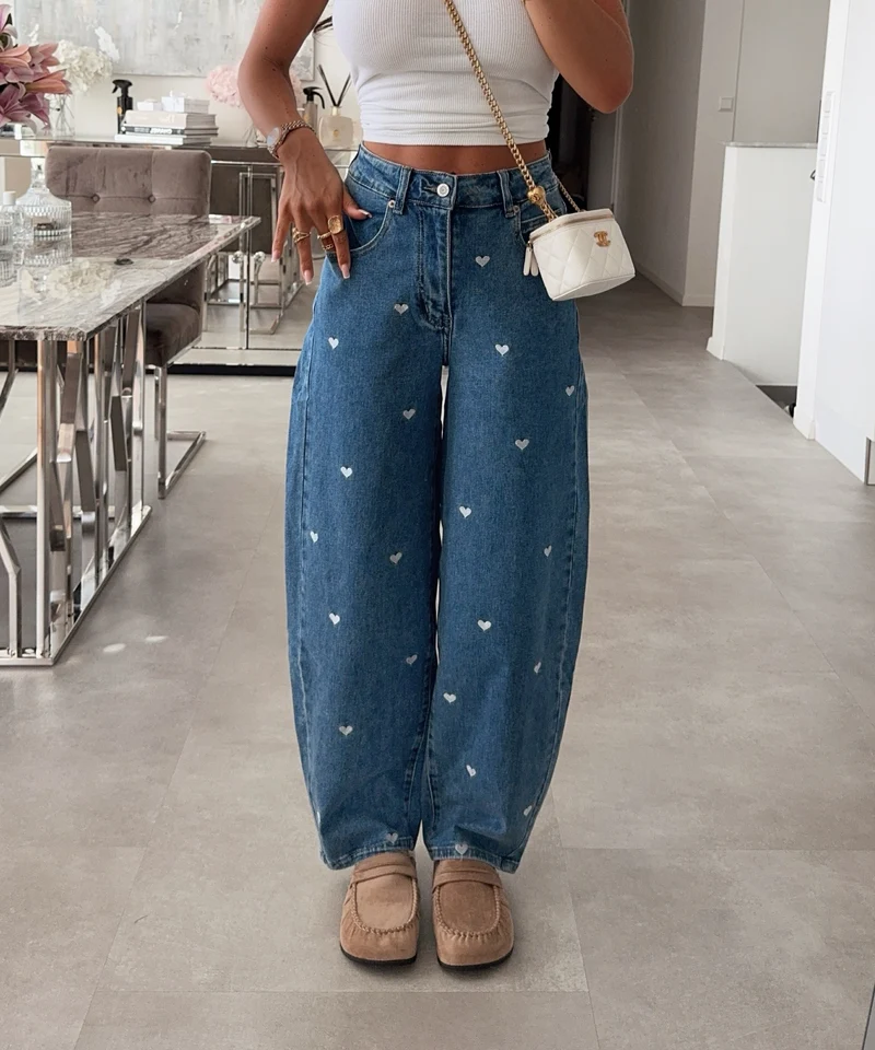 Stretch Balloon Jeans Hela Herzchen