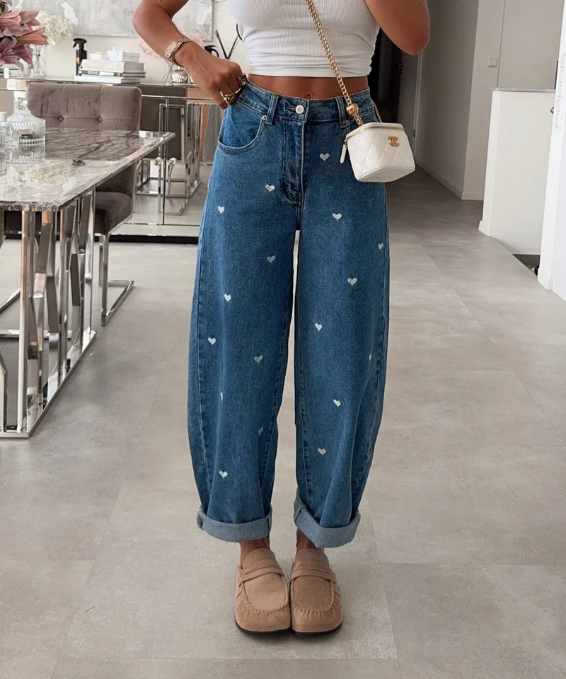 Stretch Balloon Jeans Hela Herzchen