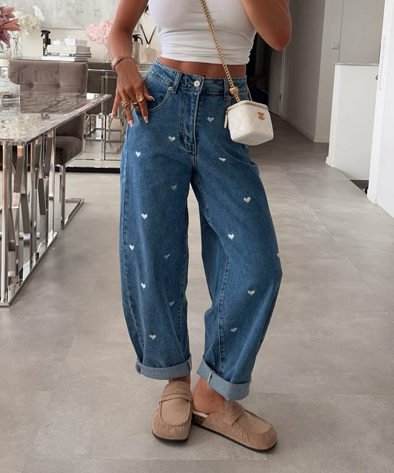 Stretch Balloon Jeans Hela Herzchen