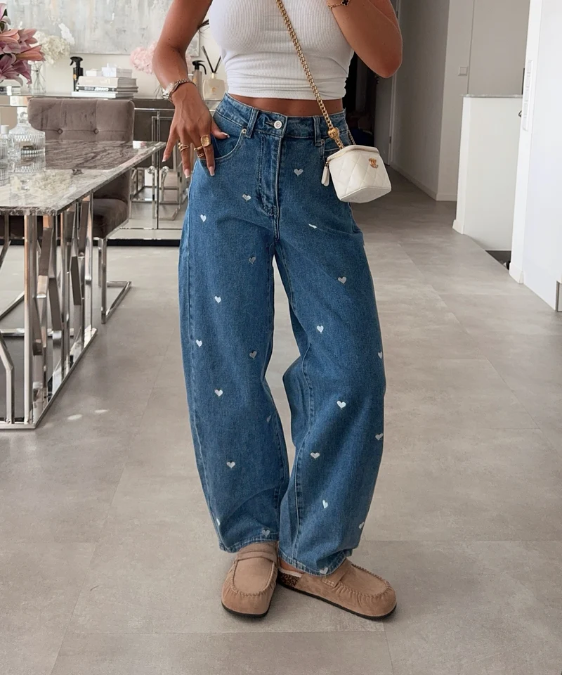 Stretch Balloon Jeans Hela Herzchen