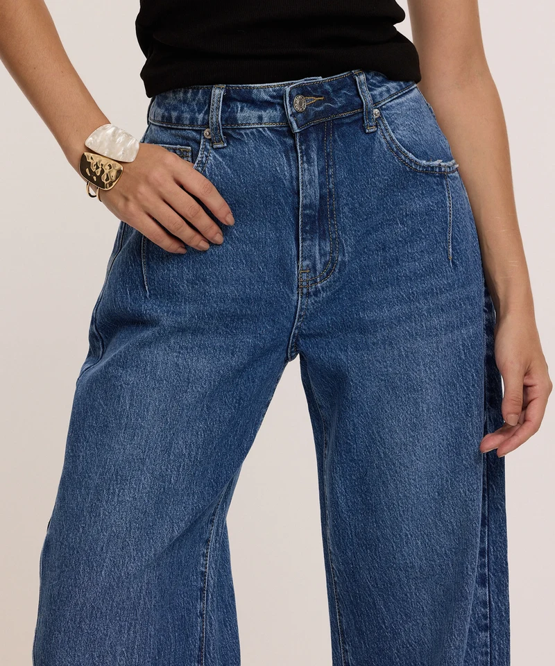Stretch Balloon Jeans Ovia Vintage Dunkelblau