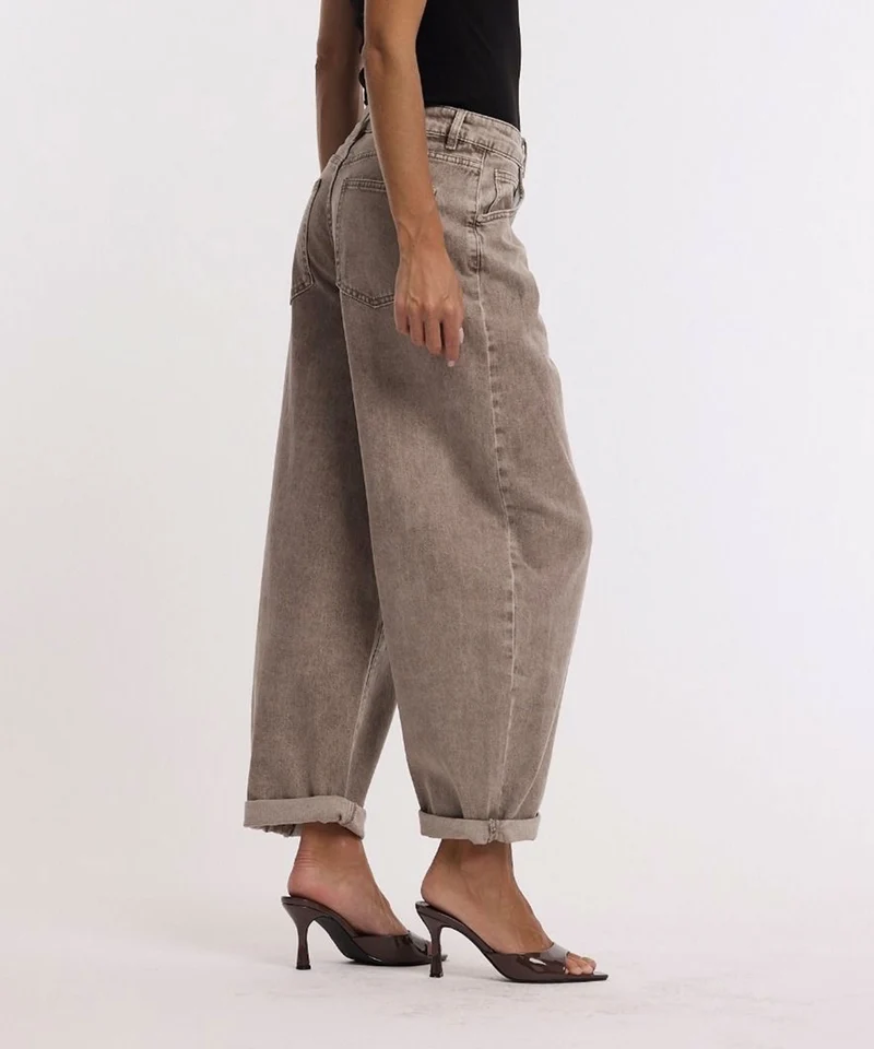 Stretch Balloon Jeans Laeticia Taupe