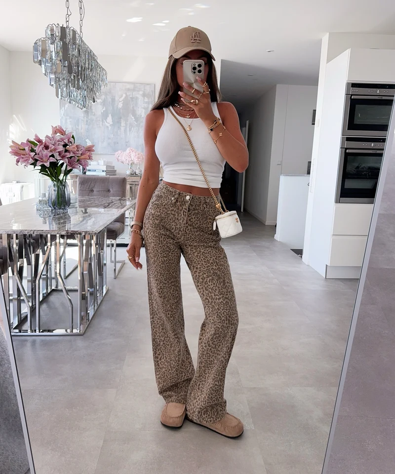 Stretch Wide Leg Jeans Yuna Leo Hell