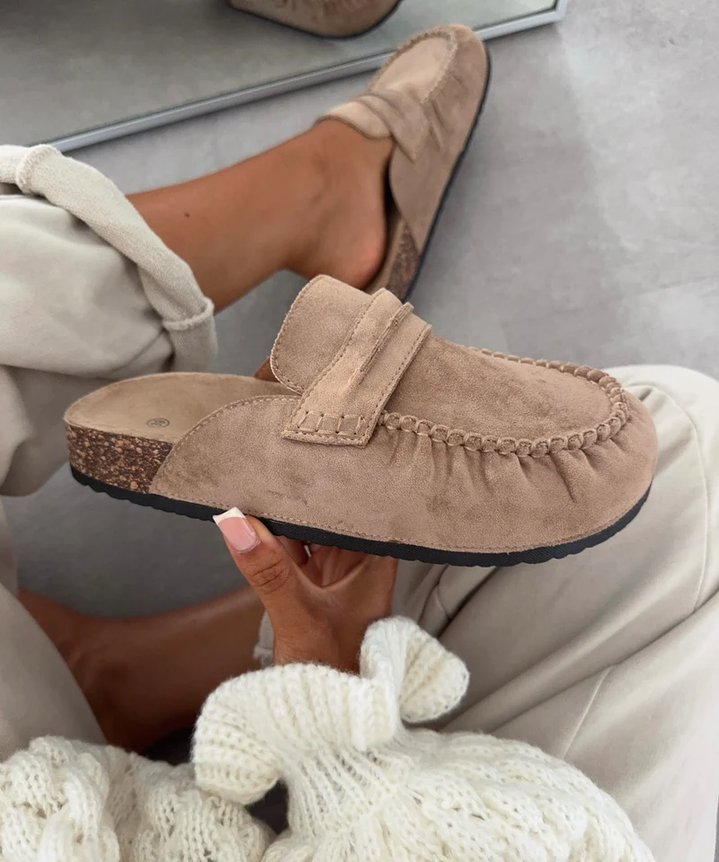 Mules Lumi Beige