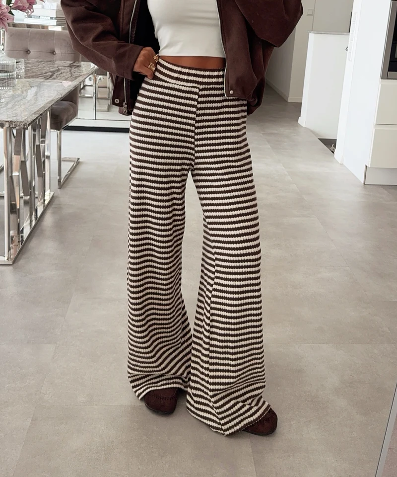 Stoffhose Saelia Braun