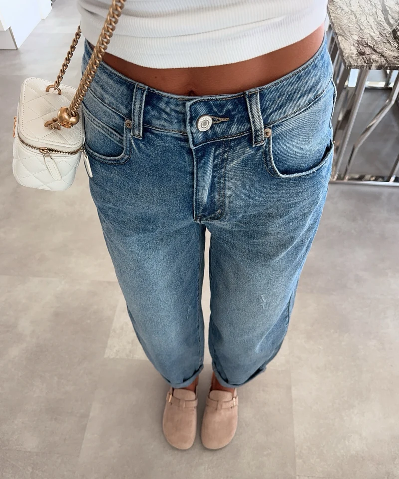Stretch Balloon Jeans Aviana Blau