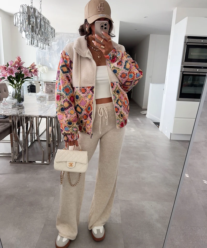 Jacke mit Teddyfell Lois Bunt