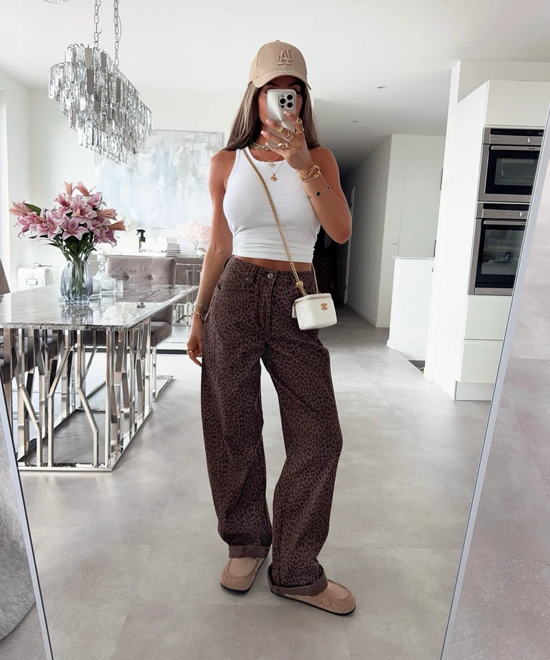 Stretch Balloon Jeans Baila Leo Braun