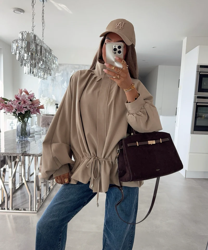 Blousonjacke Osha Beige