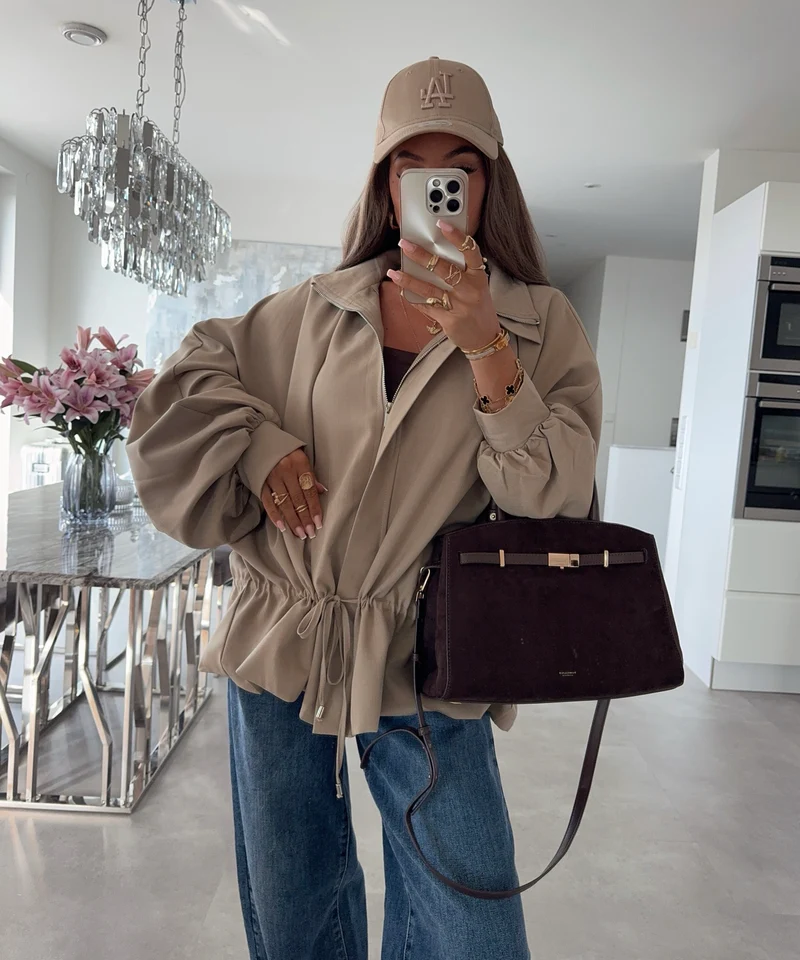 Blousonjacke Osha Beige