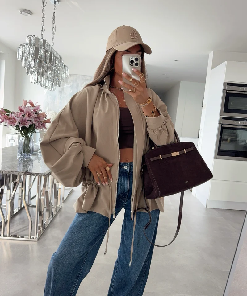 Blousonjacke Osha Beige