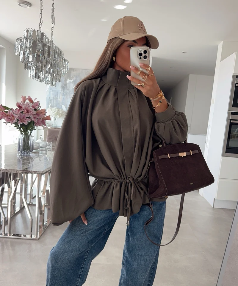 Blousonjacke Osha Braun