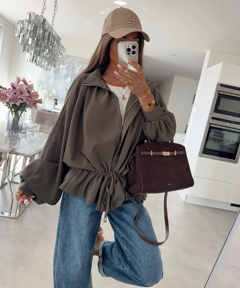 Blousonjacke Osha Braun