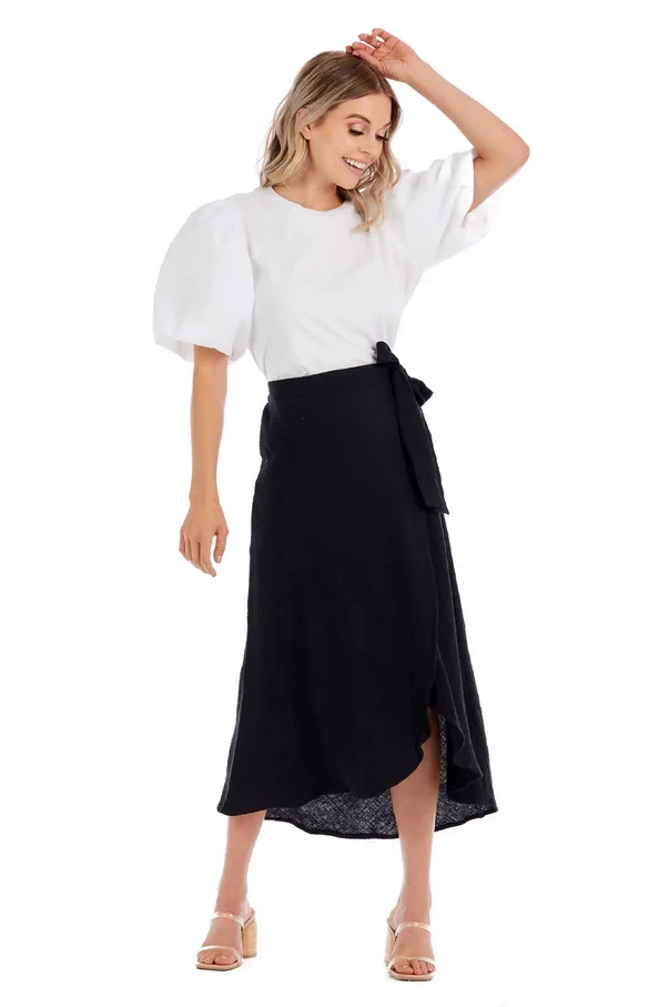 Mudpie Mallie Gauze Wrap Skirt