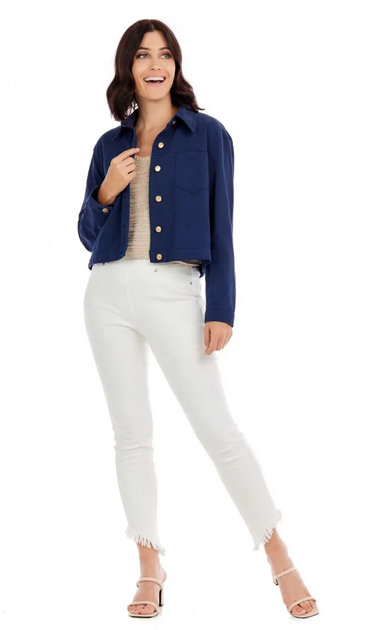 Mudpie Kendrick Navy Jacket