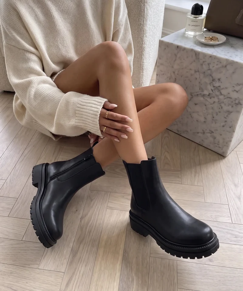 Chelsea Boots Lania Schwarz