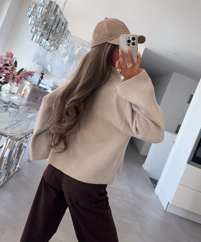 Zip Jacke Pinja Beige