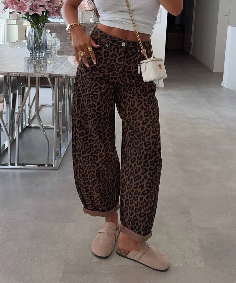 Balloon Jeans Naelia Leo Braun