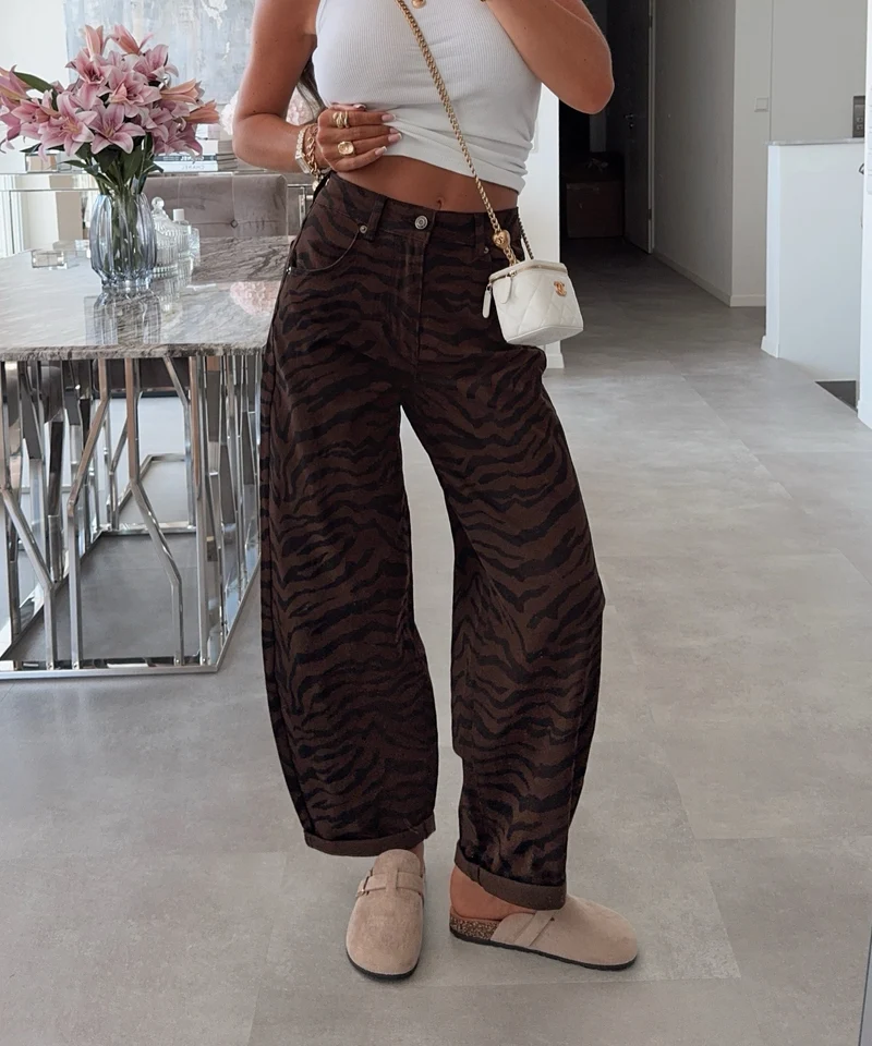 Stretch Balloon Jeans Tova Zebra
