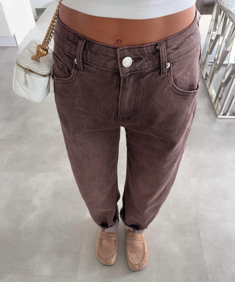 Stretch Balloon Jeans Ovia Vintage Braun