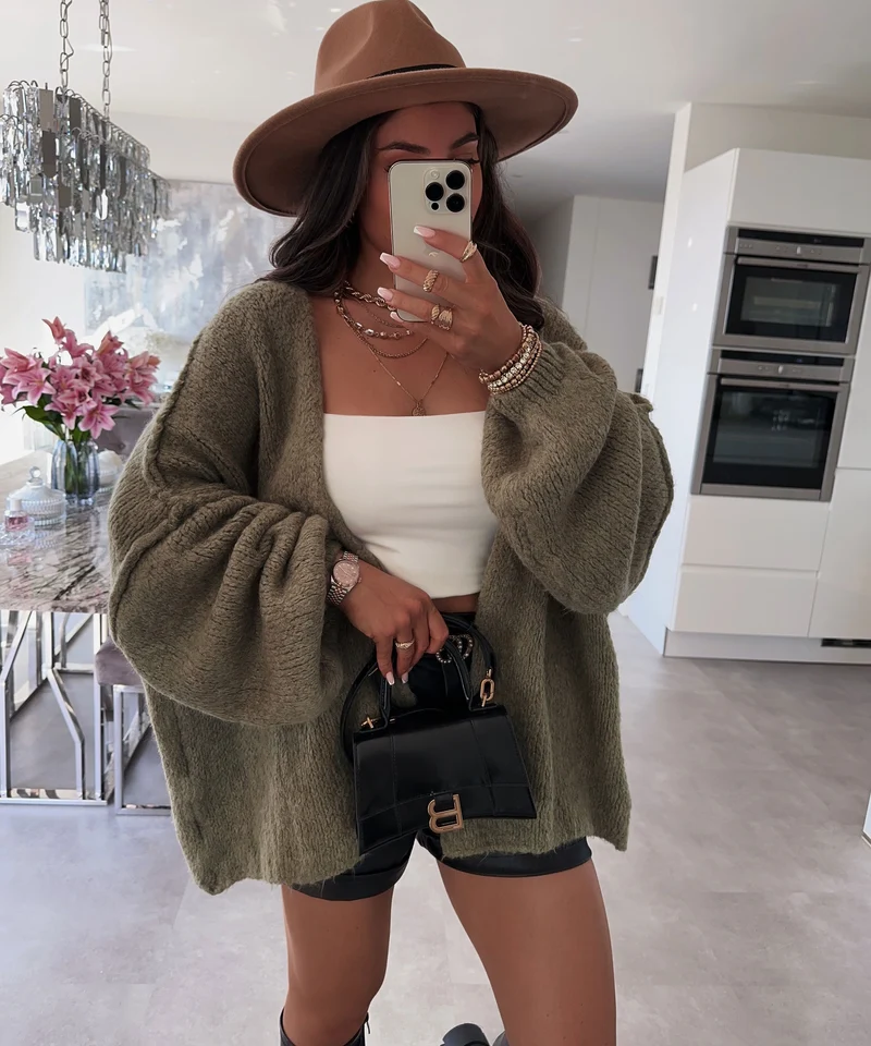 Cardigan Ray Khaki