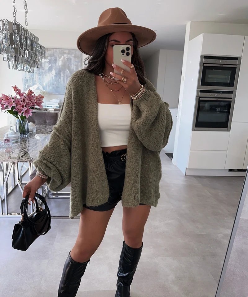 Cardigan Ray Khaki