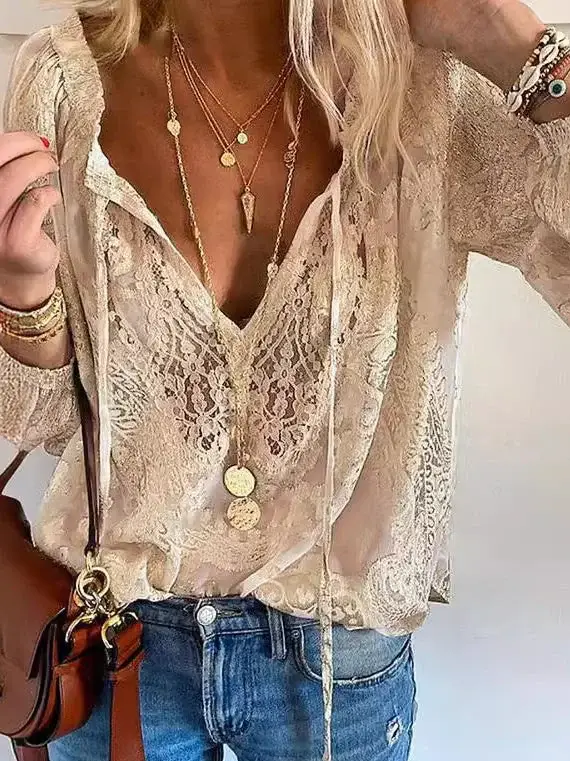 Fashion combination womens top