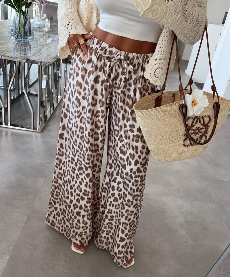 Schlaghose Elodie Leo Beige