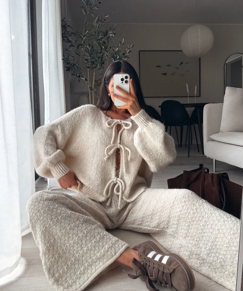 Strickhose Lilya Uni Beige