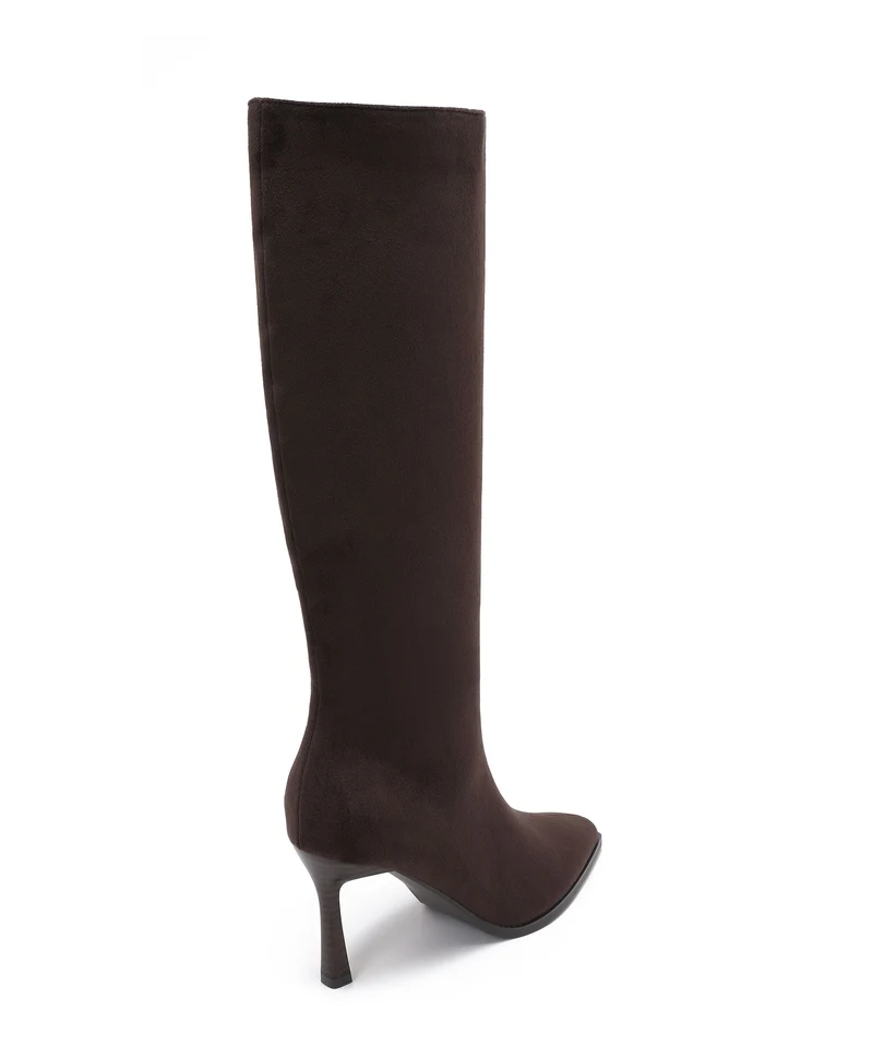 Wildleder Kitten Heels Maren Braun