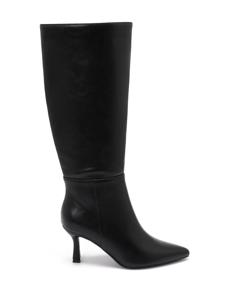 Leder Kitten Heels Ziana Schwarz