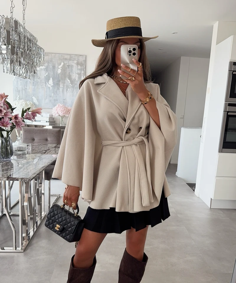Poncho Welling Beige