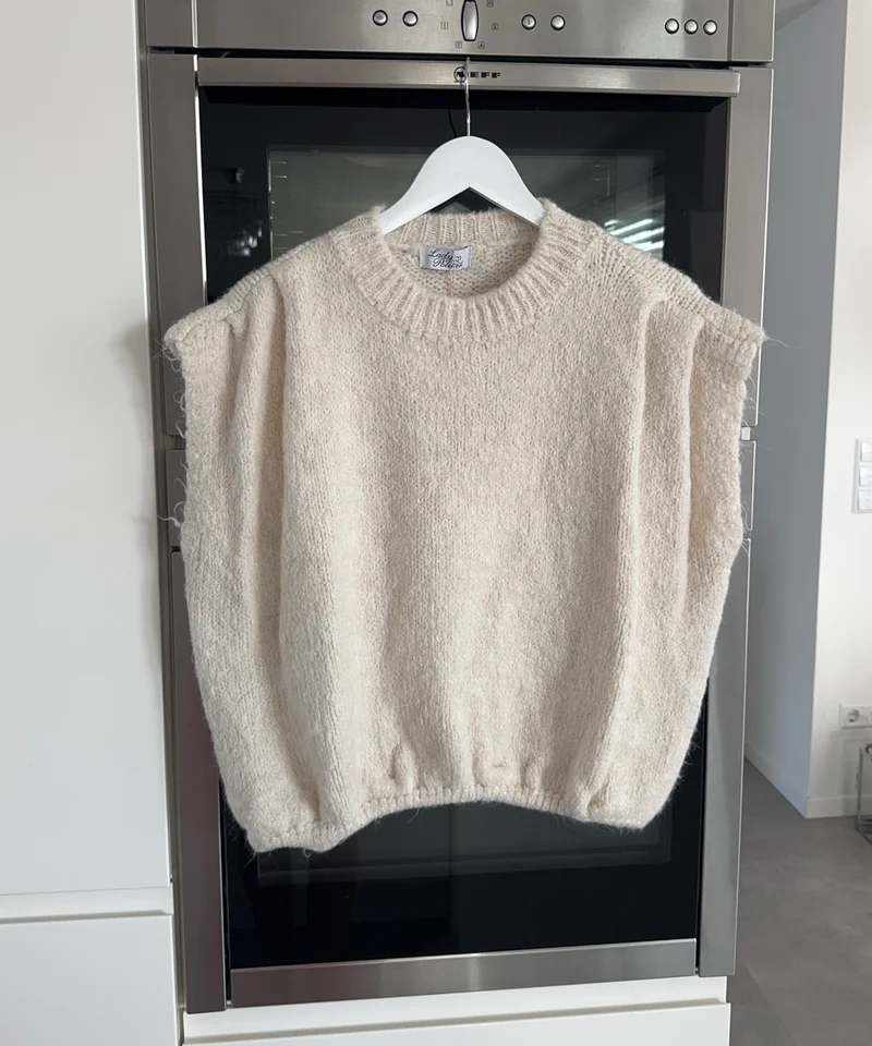 Strick Pullunder Elina Beige