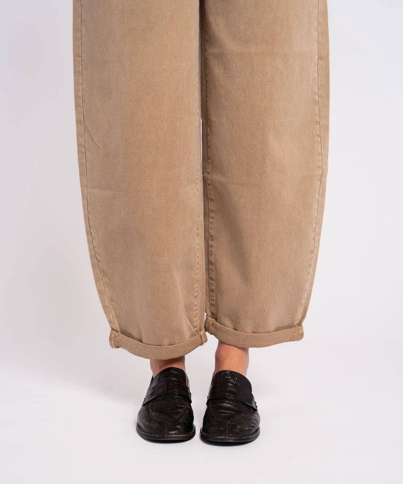 Stretch Balloon Jeans Aleno Camel