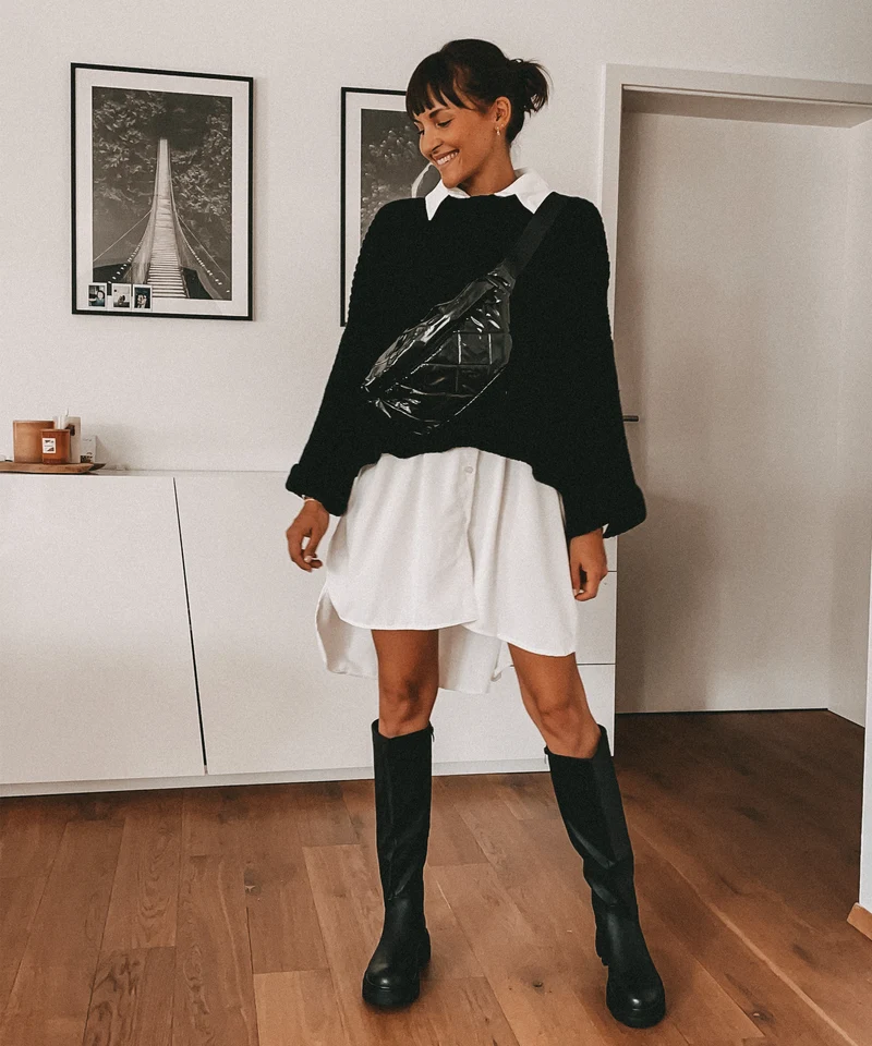 Oversize Bluse Alina Weiß