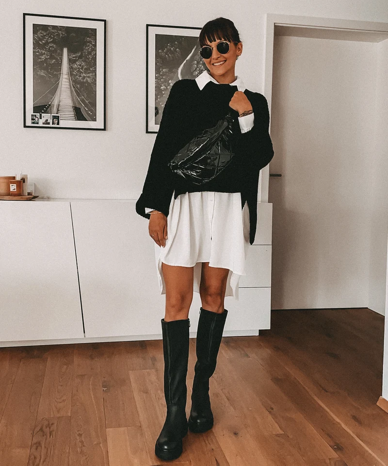 Oversize Bluse Alina Weiß