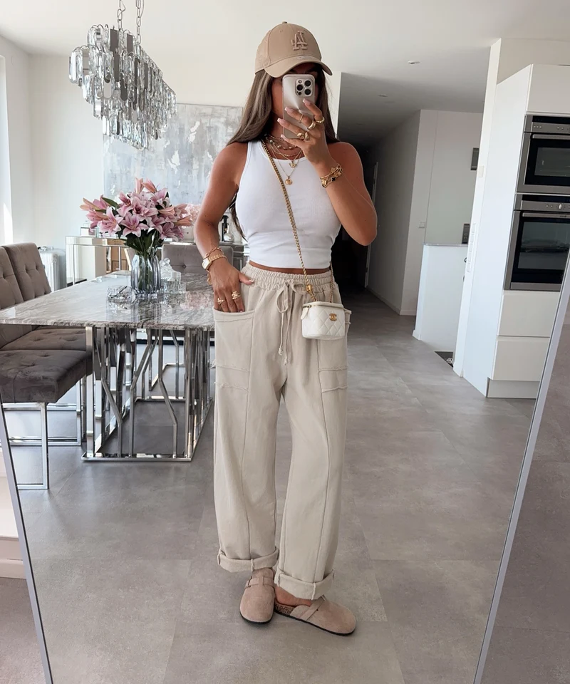 Joggingshose Lyselle Beige