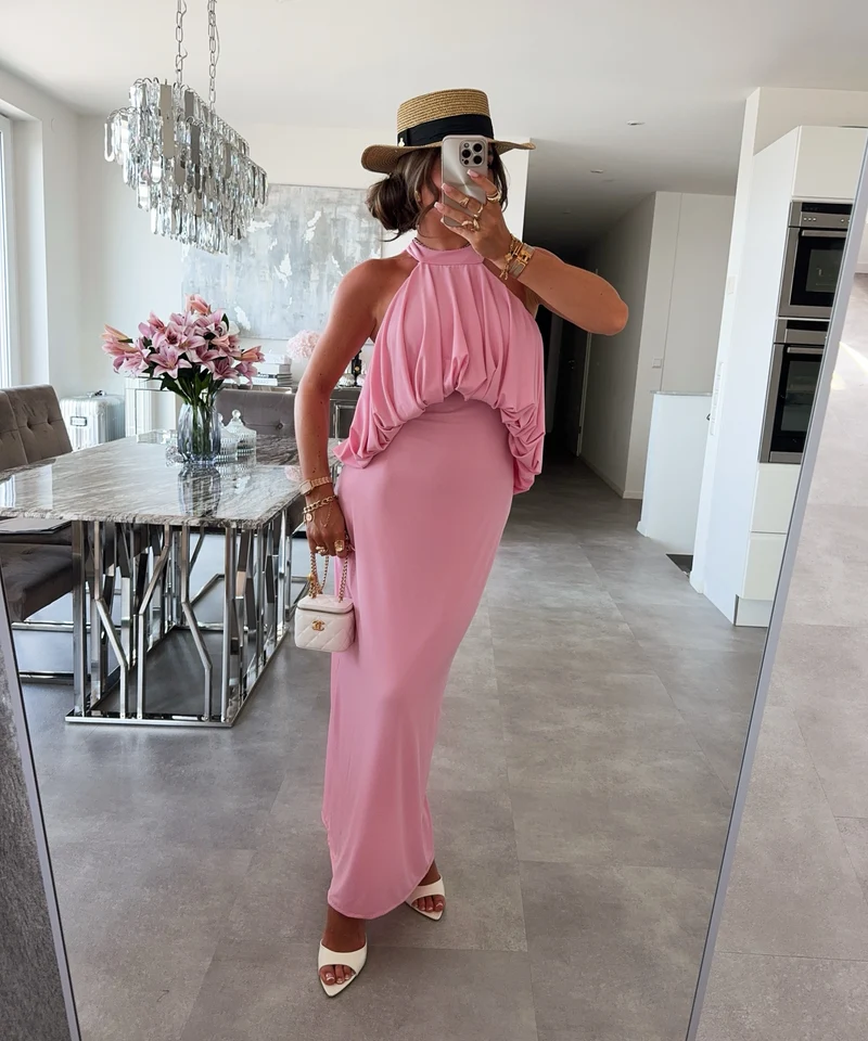 Maxi Kleid Ilenia Rosa