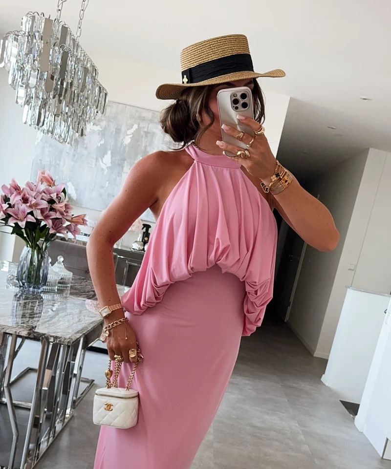 Maxi Kleid Ilenia Rosa