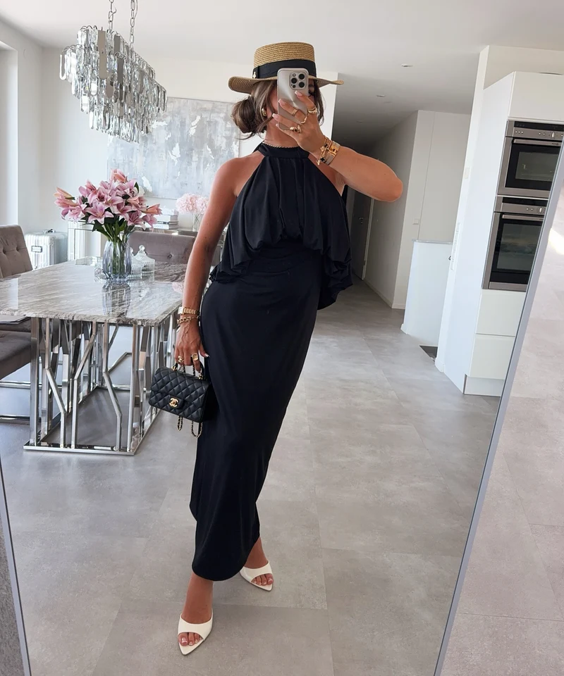Maxi Kleid Ilenia Schwarz