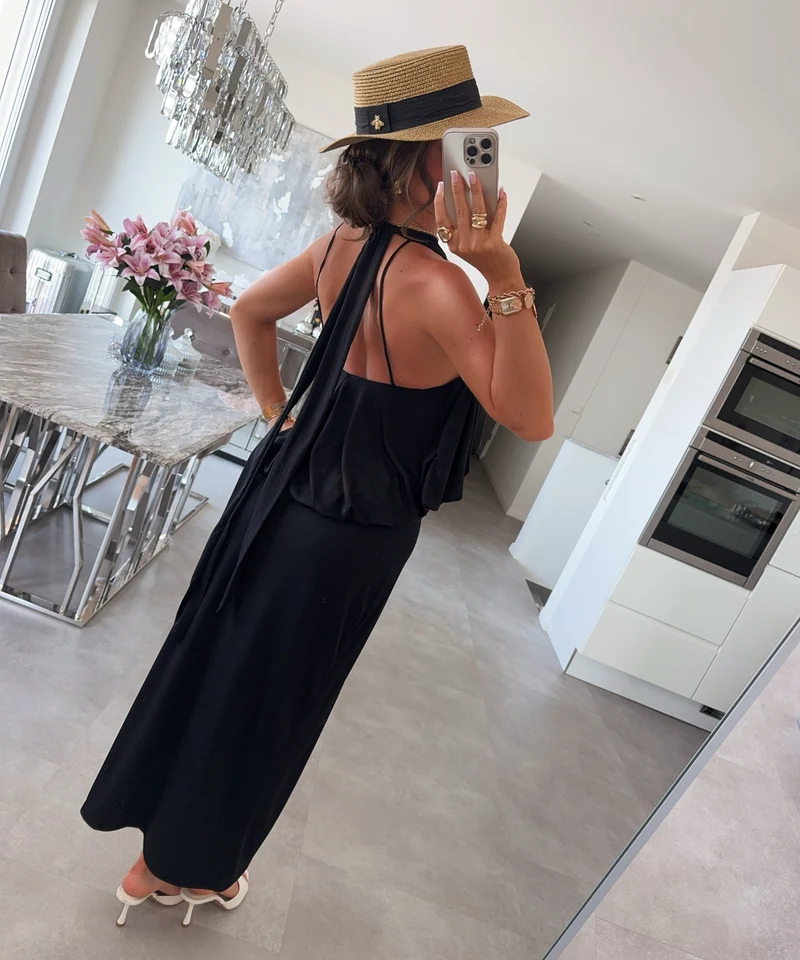 Maxi Kleid Ilenia Schwarz