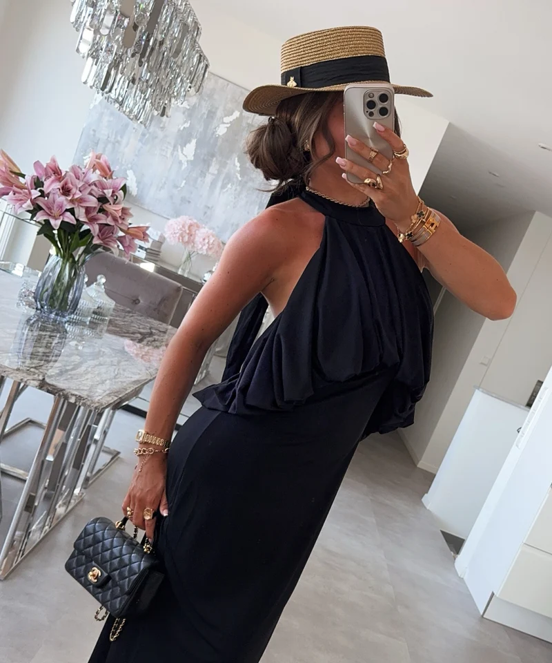Maxi Kleid Ilenia Schwarz
