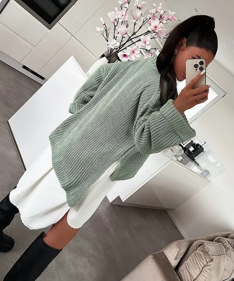 Pullover Elsa Kurz Pistazie