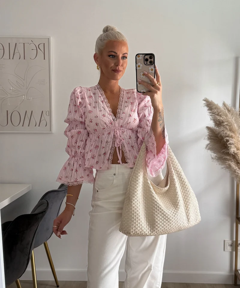Bluse Neya Rosa