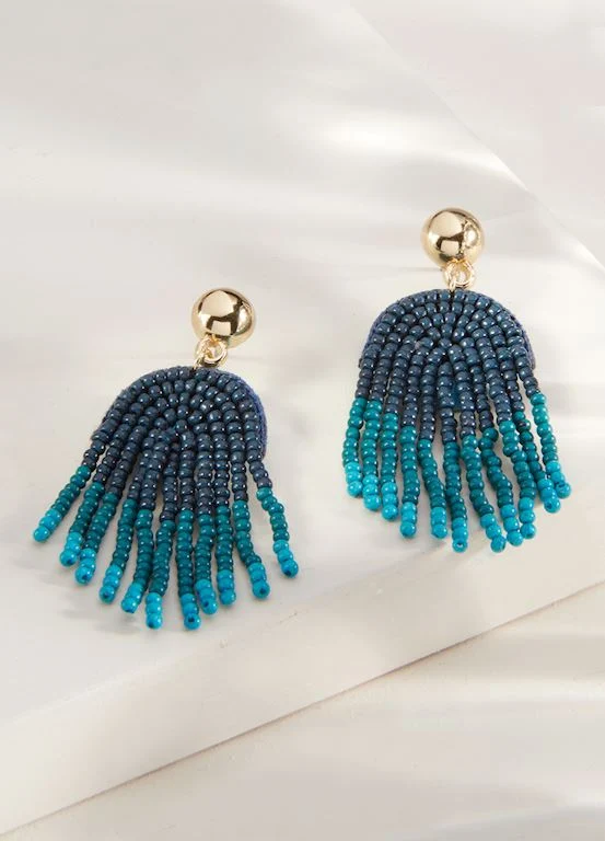 Giftcraft Beaded Boho Dangling Earrings