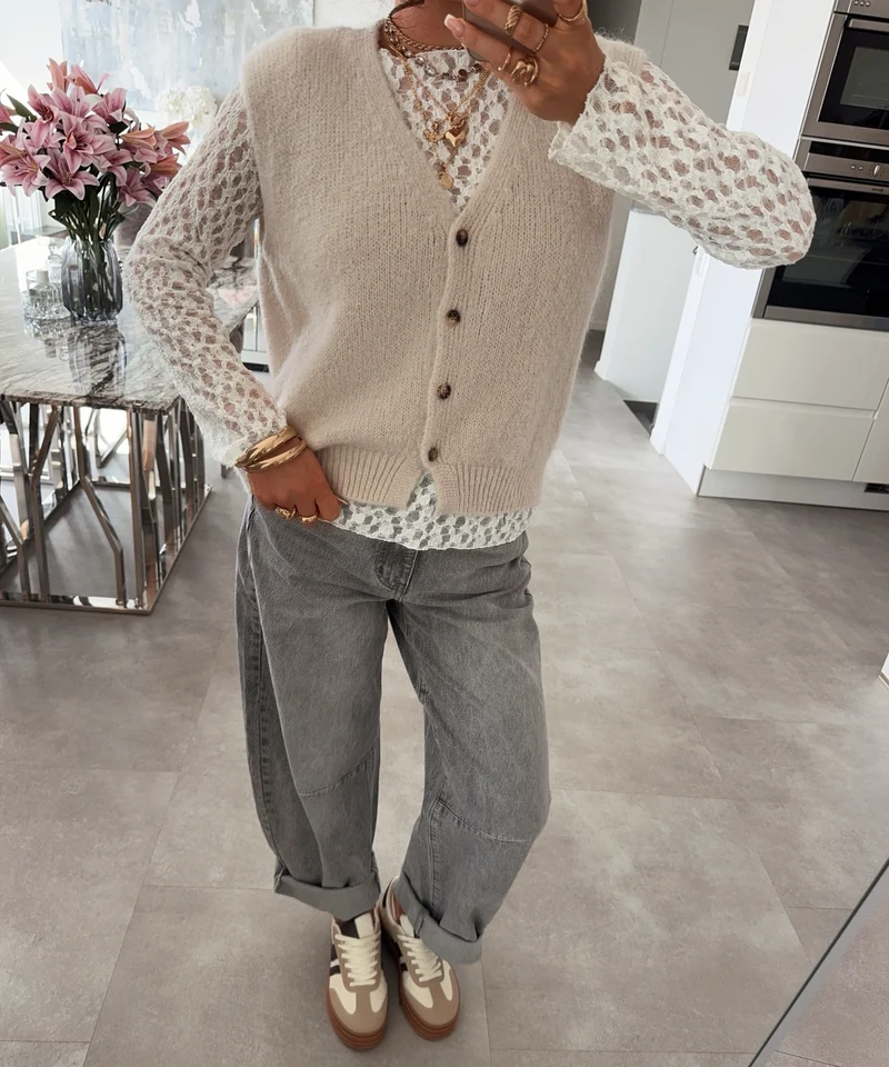 Weste Solin Beige