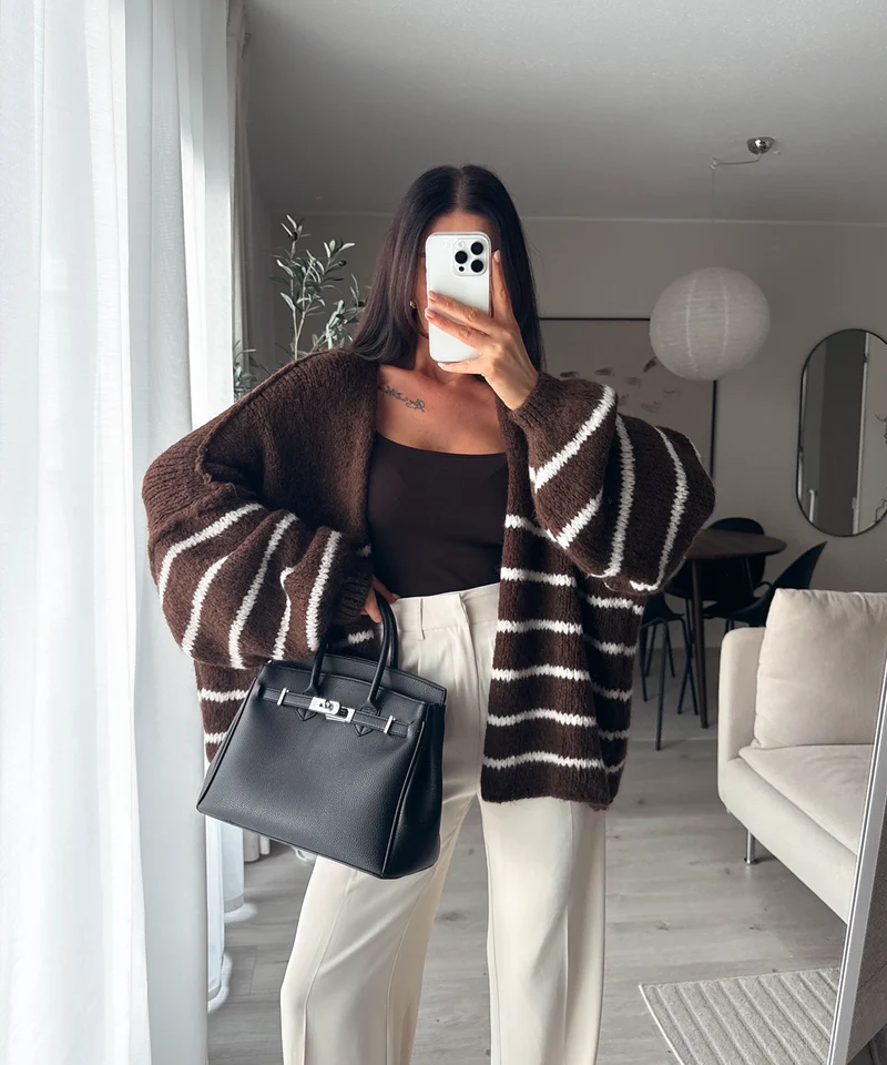 Bundfaltenhose Cleo Creme