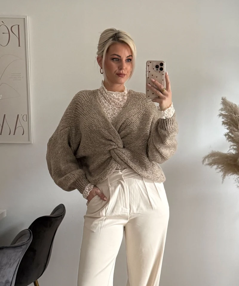 Pullover Malia Taupe